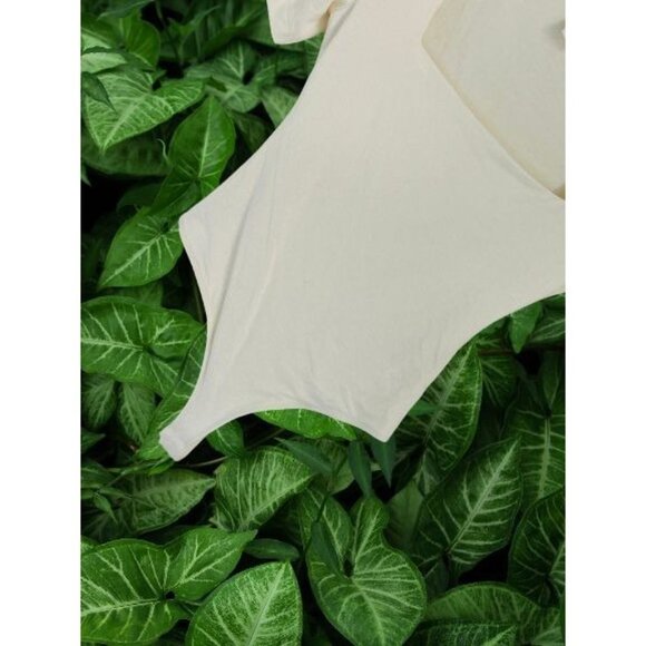 RE/DONE White Bodysuit Top Size XSmall - Picture 3 of 6